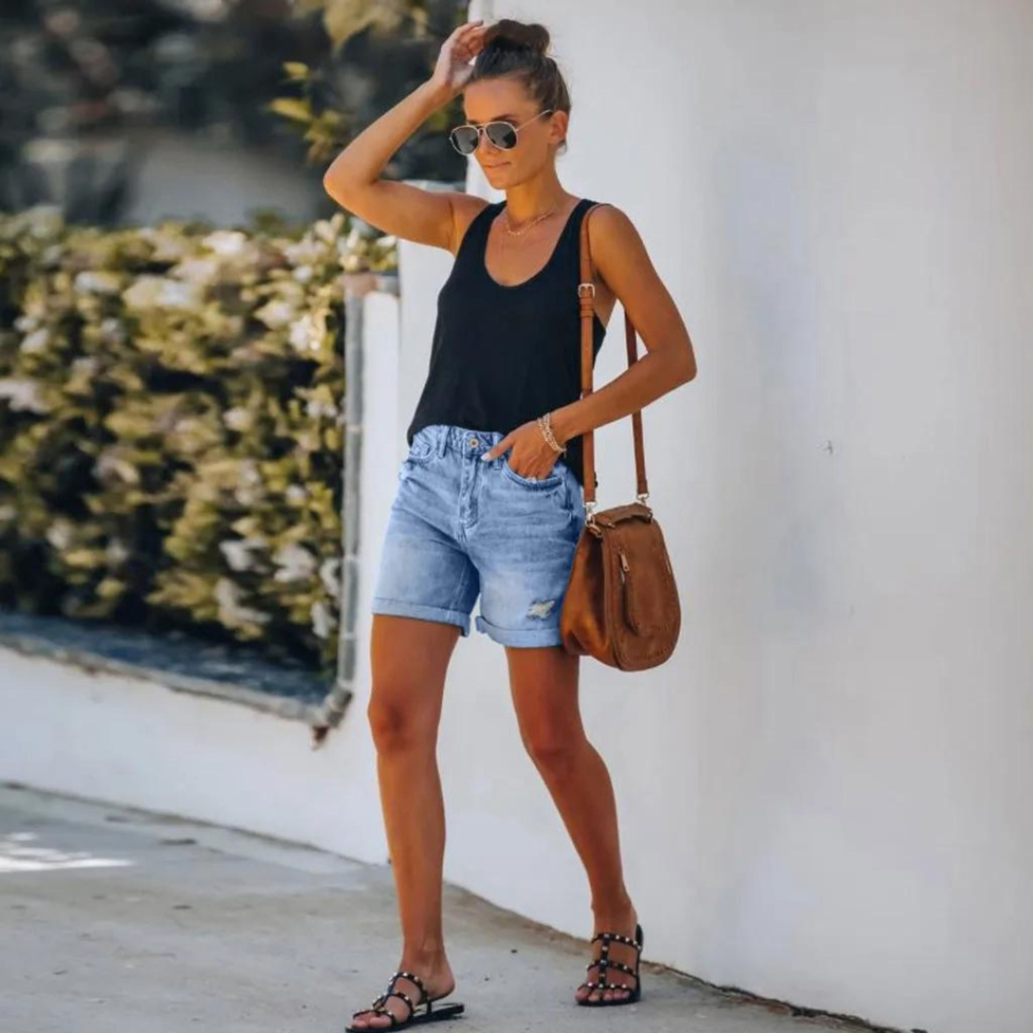 Michelle High Waist Shorts